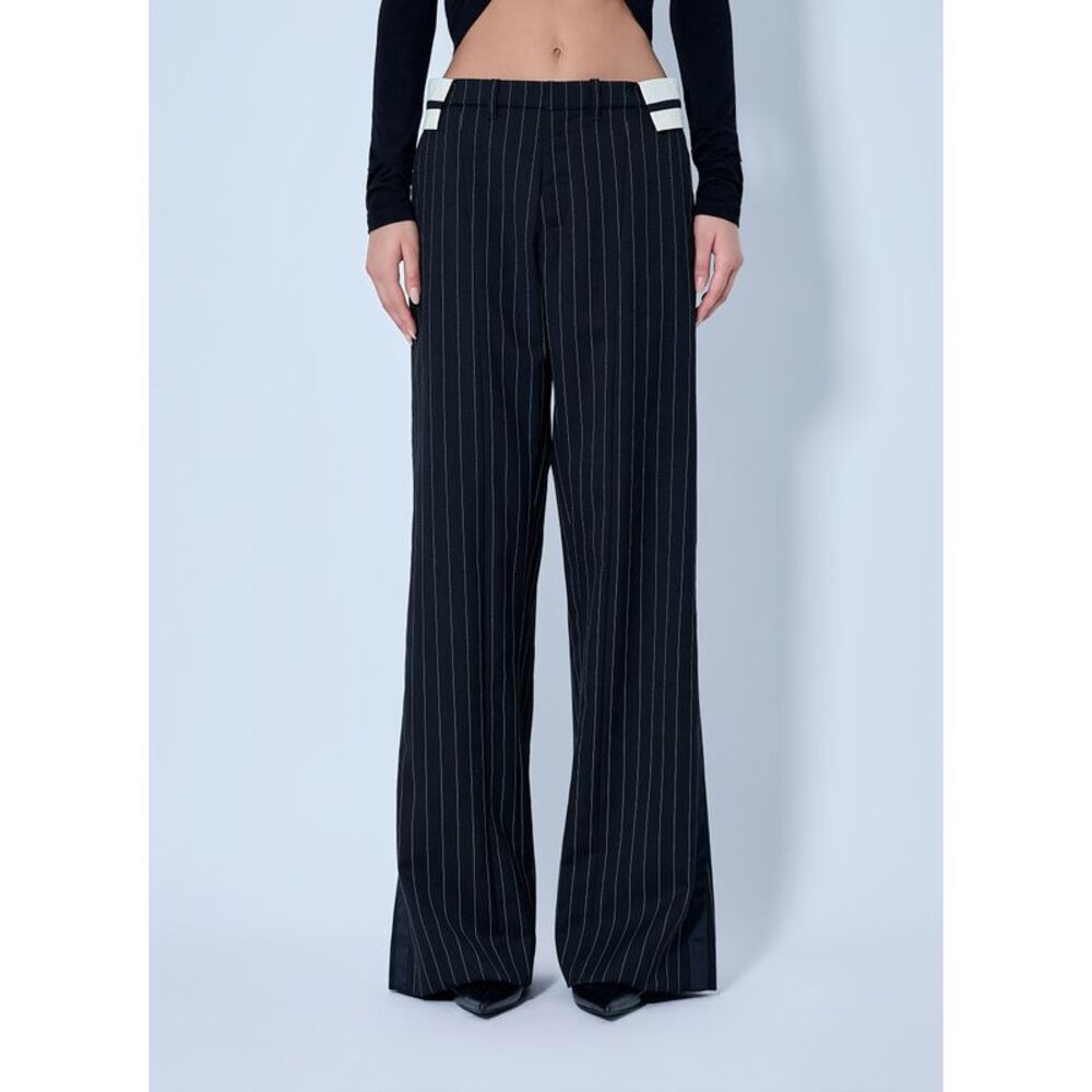 Jean Paul Gaultier Women Exposed Waistband Tailoring Trousers